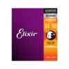 Elixir Nanoweb 80/20 Bronze Acoustic Guitar Strings 2 Elixir Nanoweb 80/20 Bronze Acoustic Guitar Strings -Audio Equipment Store 11027 front