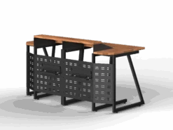 Wavebone Space Station Console Workstation 25 Wavebone Space Station Console Workstation -Audio Equipment Store 12URackSets 45rear