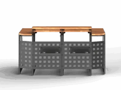 Wavebone Space Station Console Workstation 26 Wavebone Space Station Console Workstation -Audio Equipment Store 12URackSets Rear