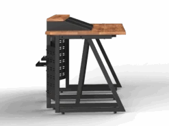 Wavebone Space Station Console Workstation 27 Wavebone Space Station Console Workstation -Audio Equipment Store 12URackSets Side