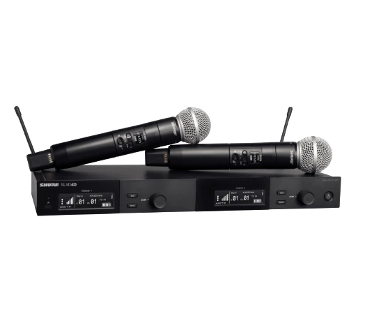 Shure SLXD24D/B58 Dual Wireless Handheld Microphone System 3 Shure SLXD24D/B58 Dual Wireless Handheld Microphone System
