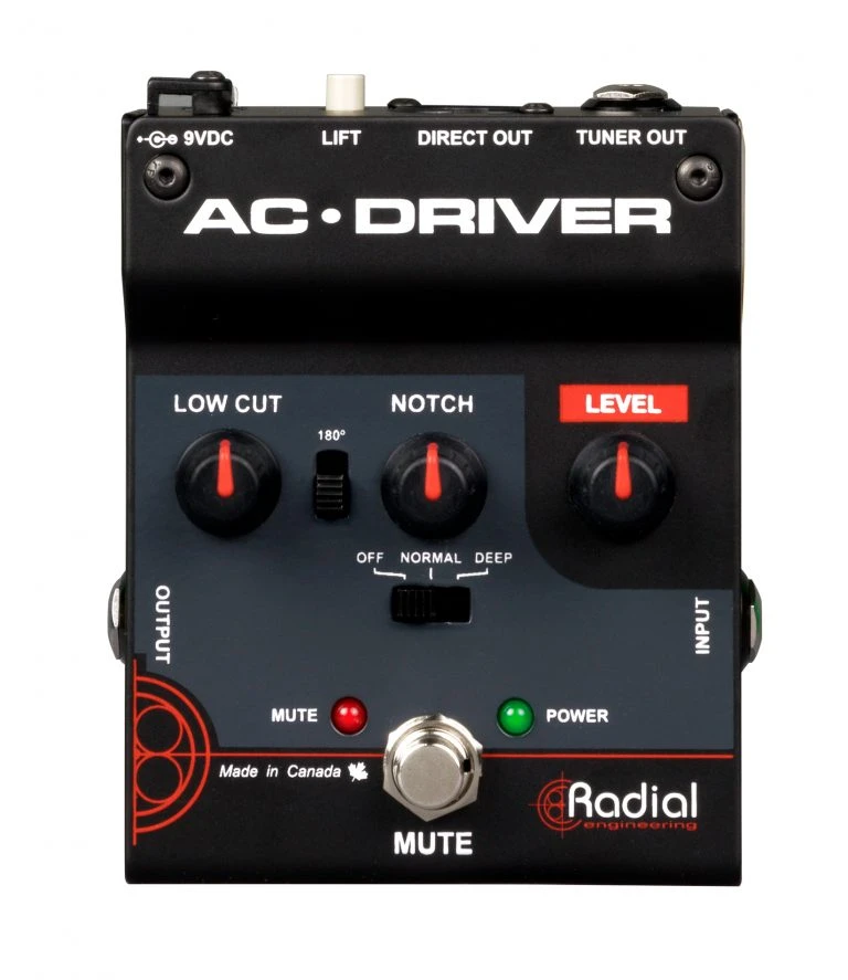Radial Engineering AC Driver Compact Acoustic Preamp 3 Radial Engineering AC Driver Compact Acoustic Preamp
