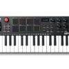AKAI Professional MPK MINI PLUS 37-Key Compact Keyboard Controller 1 AKAI Professional MPK MINI PLUS 37-Key Compact Keyboard Controller -Audio Equipment Store AD34 MPKminiPlus side top web