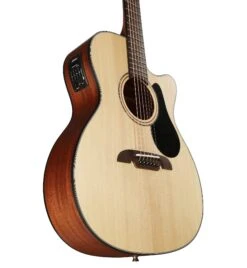 Alvarez AF30CE Solid Top Folk Acoustic Guitar W/Pickup 12 Alvarez AF30CE Solid Top Folk Acoustic Guitar W/Pickup -Audio Equipment Store AF30CE Bup 1