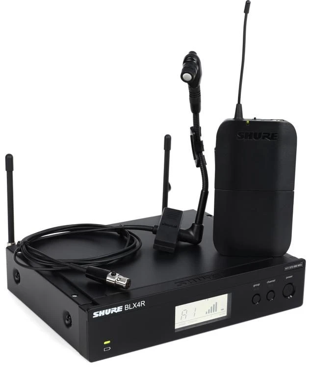 Shure BLX14R/B98 Wireless Instrument Microphone System 3 Shure BLX14R/B98 Wireless Instrument Microphone System