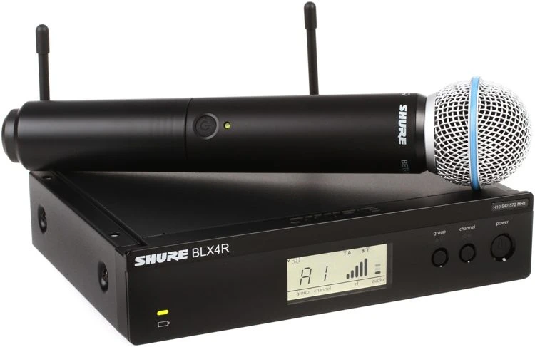 Shure BLX24R/B58 Wireless Rackmount Handheld Microphone System 4 Shure BLX24R/B58 Wireless Rackmount Handheld Microphone System - Image 2
