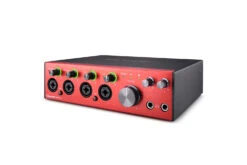 Focusrite Clarett+ 4Pre 18x8 USB Audio Interface 9 Focusrite Clarett+ 4Pre 18x8 USB Audio Interface -Audio Equipment Store Clarett 2B 4Pre 3quart right LR