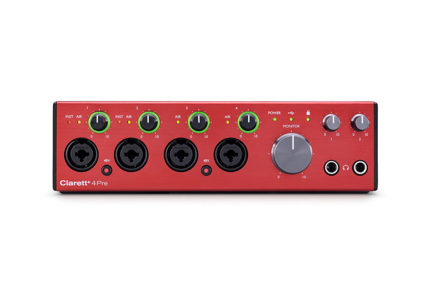 Focusrite Clarett+ 4Pre 18x8 USB Audio Interface 4 Focusrite Clarett+ 4Pre 18x8 USB Audio Interface - Image 2