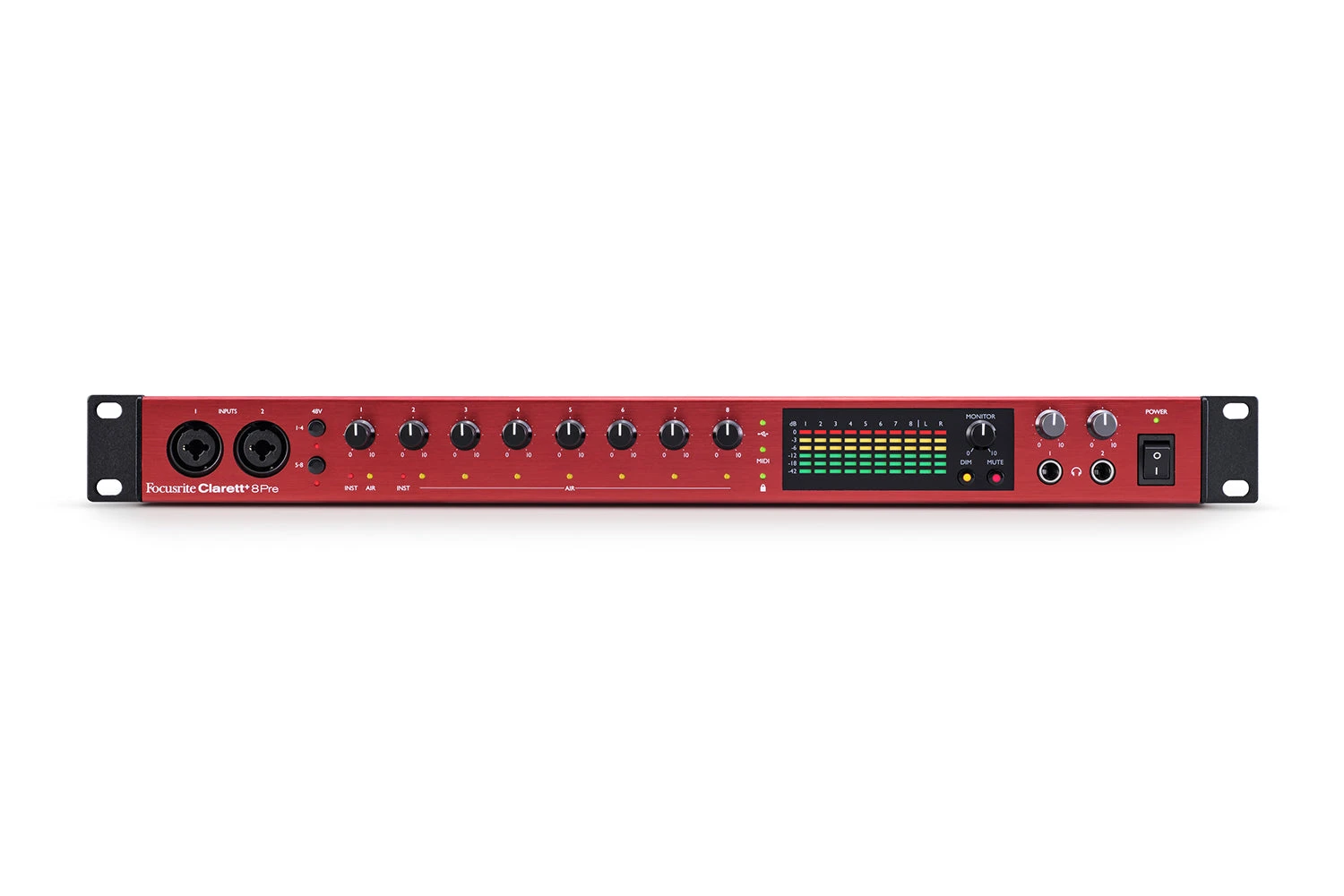 Focusrite Clarett+ 8Pre 18x20 USB Audio Interface 4 Focusrite Clarett+ 8Pre 18x20 USB Audio Interface - Image 2