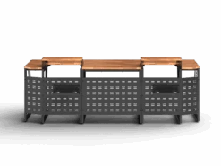 Wavebone Space Station Console Workstation 34 Wavebone Space Station Console Workstation -Audio Equipment Store ConsoleSets800 rear