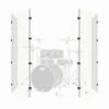 Fortress DS PRO Drum Shield -Audio Equipment Store DSPro Front Drums