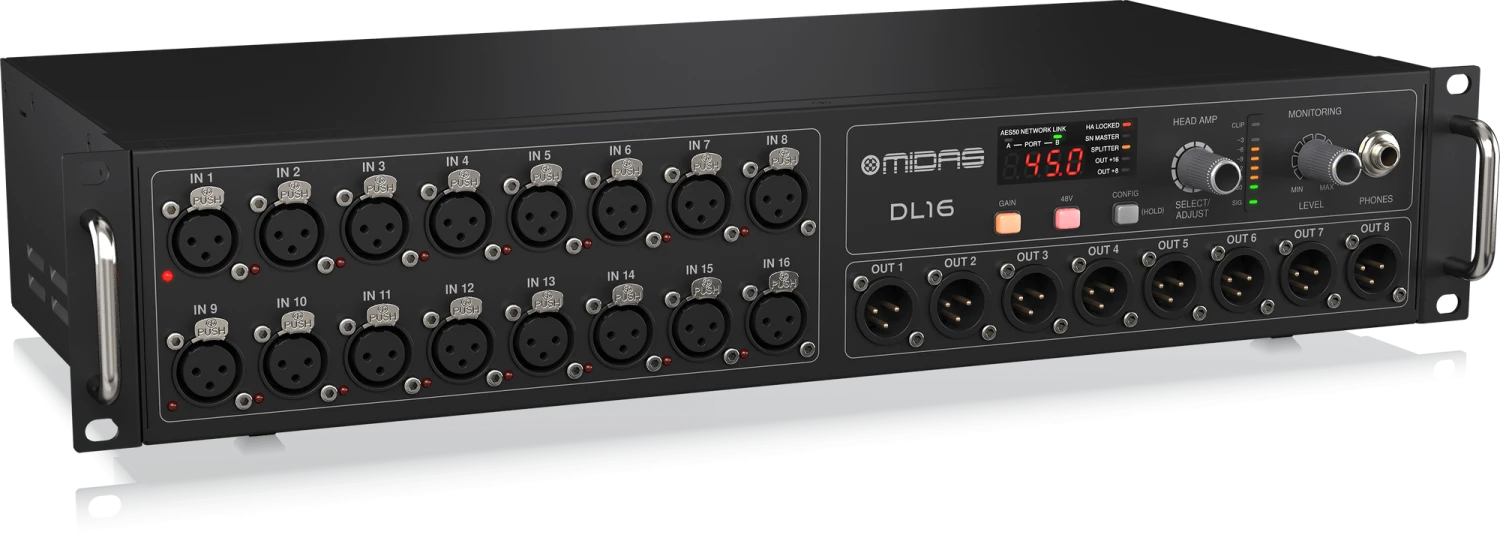 Midas DL16 16x8 Digital Stage Box 4 Midas DL16 16x8 Digital Stage Box - Image 2