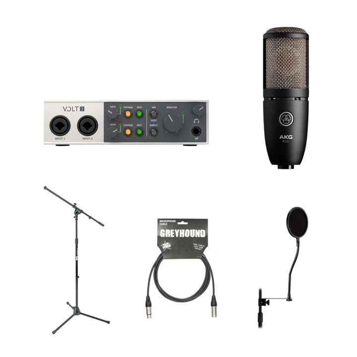 AKG Recording Bundle - P220/VOLT 2 3 AKG Recording Bundle - P220/VOLT 2