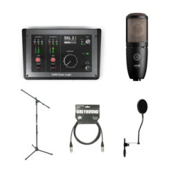 AKG Recording Bundle - P220/SSL 2 MKII