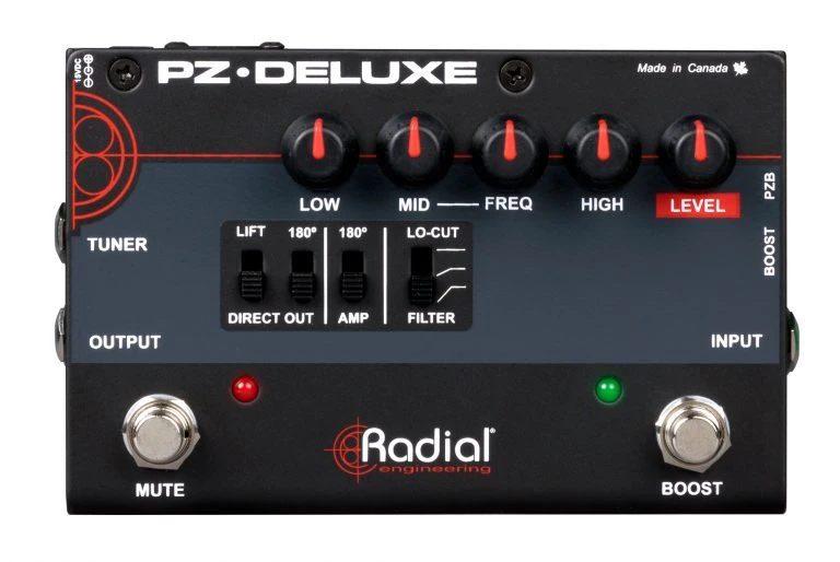Radial Engineering PZ-Deluxe Acoustic Preamp 3 Radial Engineering PZ-Deluxe Acoustic Preamp