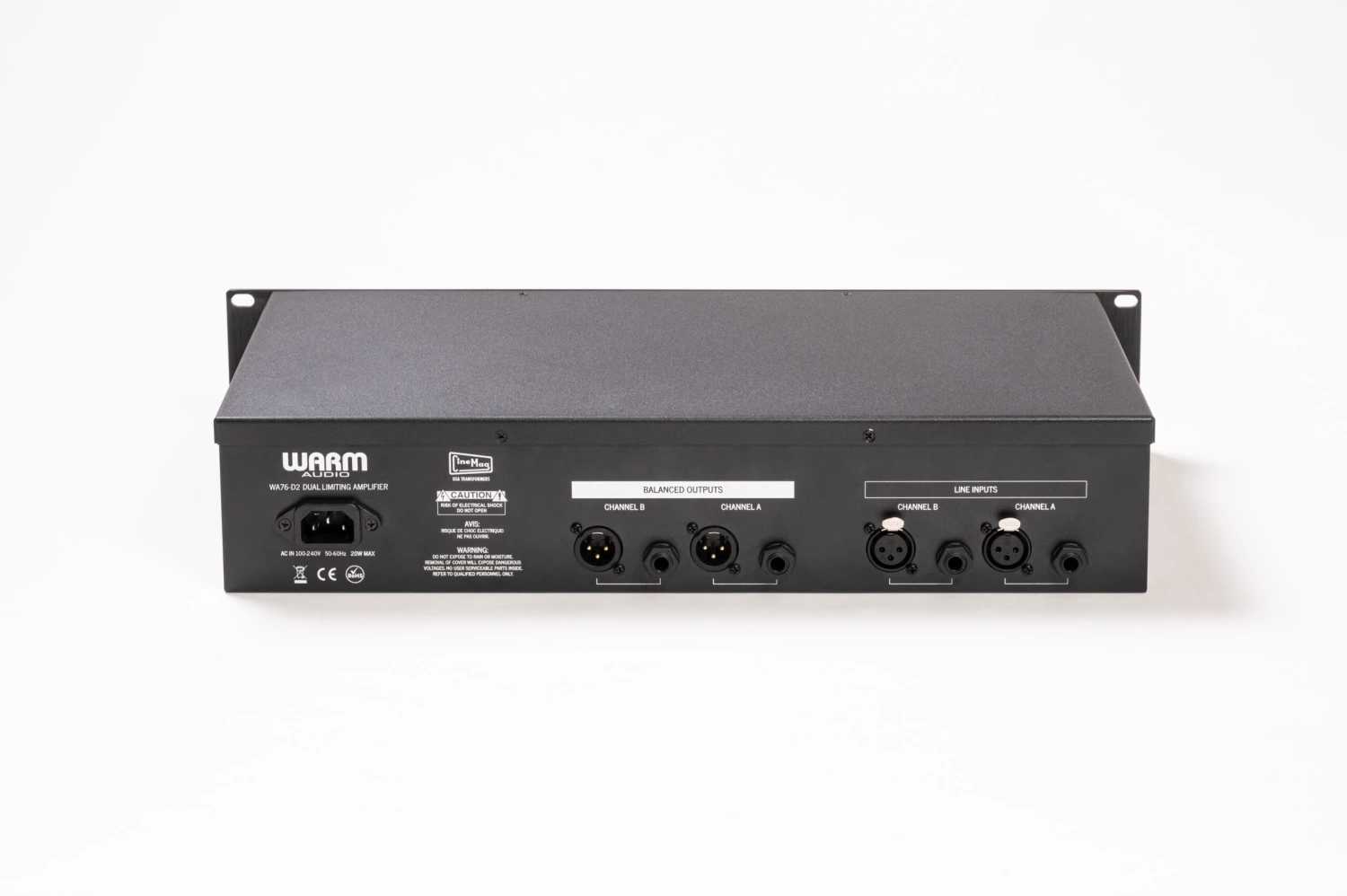 Warm Audio WA76-D2 Dual Channel Discrete FET Compressor 5 Warm Audio WA76-D2 Dual Channel Discrete FET Compressor - Image 3