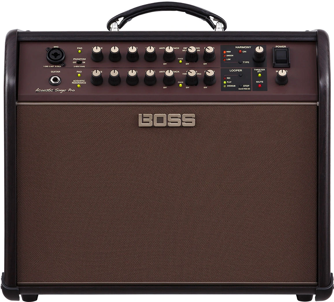 Boss Acoustic Singer Pro 120W 8" Acoustic Guitar Amplifier 3 Boss Acoustic Singer Pro 120W 8" Acoustic Guitar Amplifier