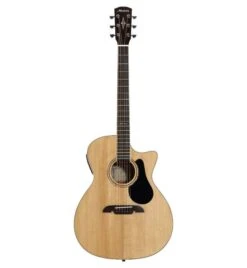 Alvarez AF60CE Solid Top Folk Acoustic Guitar W/Pickup
