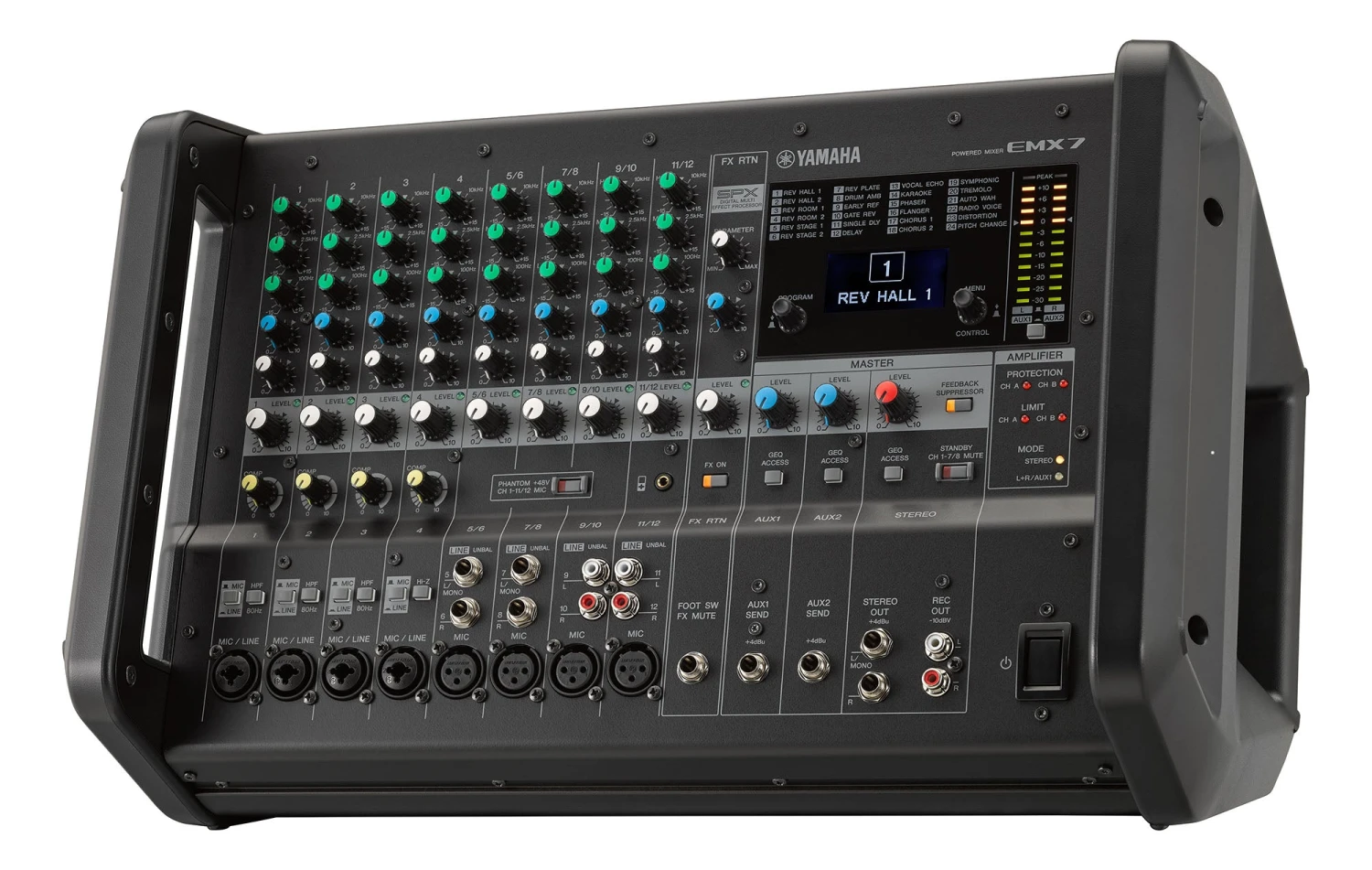 Yamaha EMX7 12-Input Portable Powered Mixer 4 Yamaha EMX7 12-Input Portable Powered Mixer - Image 2