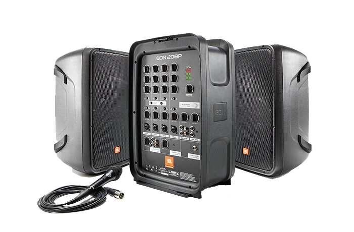 JBL EON 208P 8" 2-Way Portable PA System With Mixer And Bluetooth 3 JBL EON 208P 8" 2-Way Portable PA System With Mixer And Bluetooth
