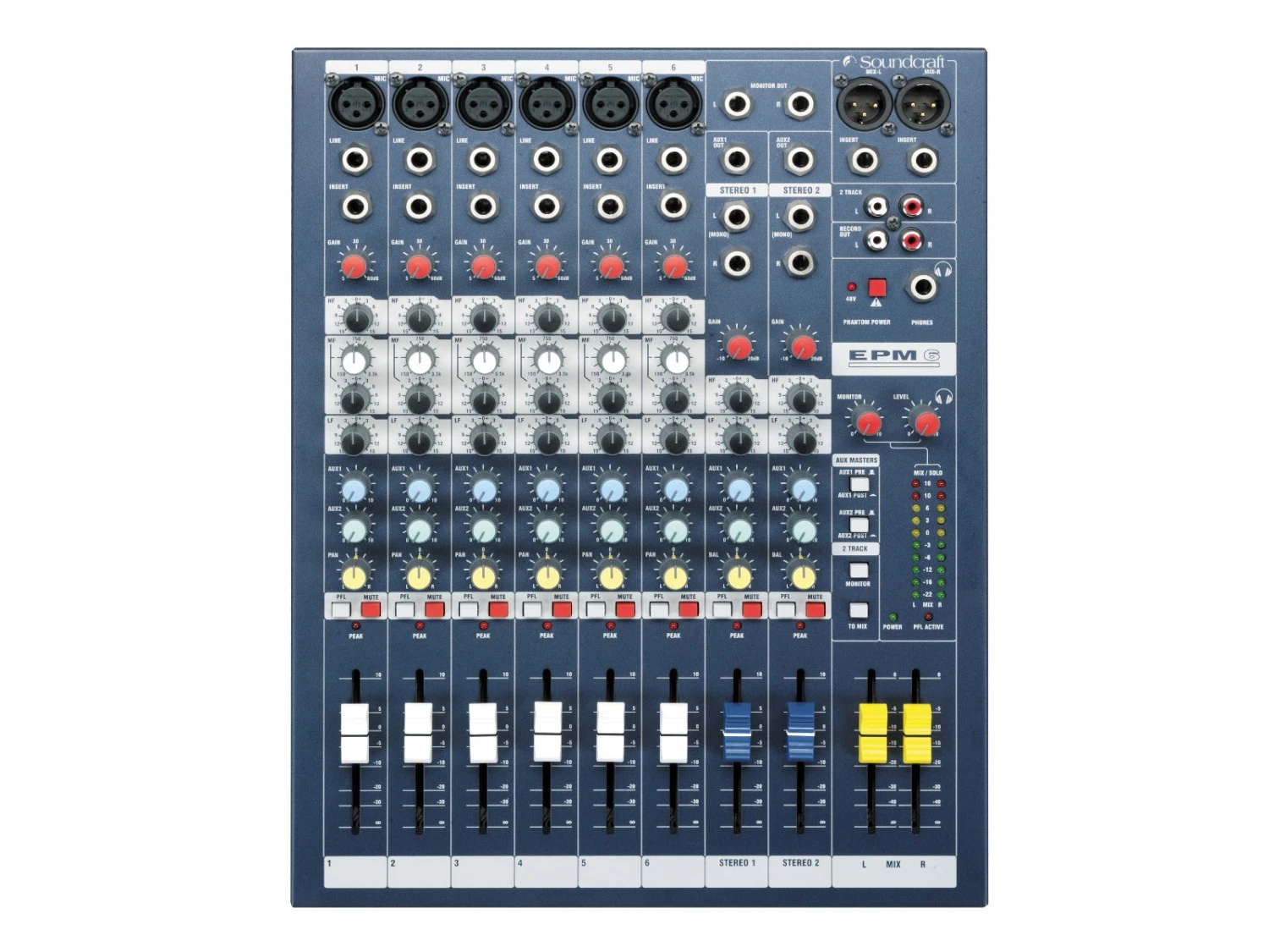 Soundcraft EPM6 Analog Mixer 3 Soundcraft EPM6 Analog Mixer