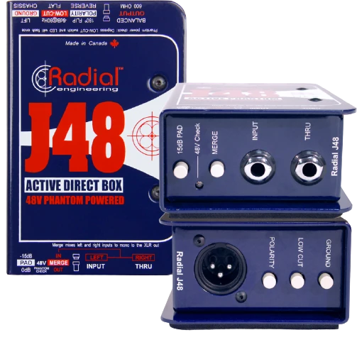 Radial Engineering J48 Premium Mono Active DI Box 4 Radial Engineering J48 Premium Mono Active DI Box - Image 2