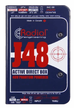 Radial Engineering J48 Premium Mono Active DI Box