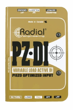 Radial Engineering PZ-DI Variable Load Piezo-Optimized Active DI Box