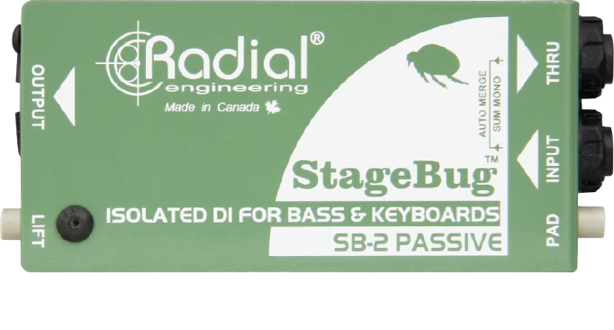 Radial Engineering StageBug SB-2 Mono Passive DI Box 3 Radial Engineering StageBug SB-2 Mono Passive DI Box