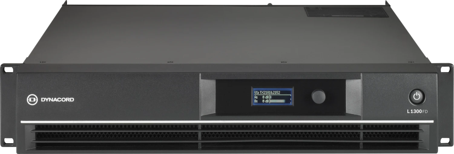 Dynacord L1300FD 320W/8 Ohms Dual Channel Power Amplifier With DSP 3 Dynacord L1300FD 320W/8 Ohms Dual Channel Power Amplifier With DSP