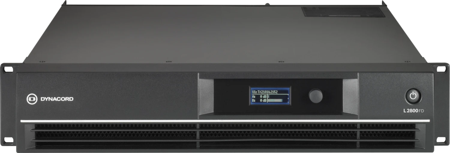 Dynacord L2800FD 650W/8 Ohms Dual Channel Power Amplifier With DSP 3 Dynacord L2800FD 650W/8 Ohms Dual Channel Power Amplifier With DSP