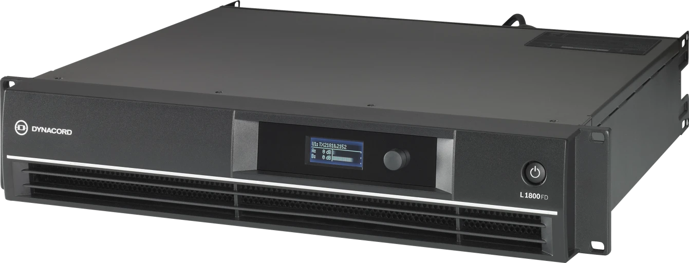 Dynacord L1800FD 450W/8 Ohms Dual Channel Power Amplifier With DSP 5 Dynacord L1800FD 450W/8 Ohms Dual Channel Power Amplifier With DSP - Image 3