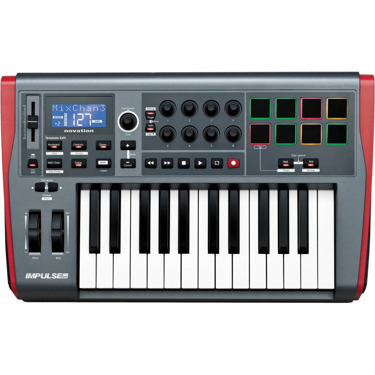 Novation Impulse 25 25-Key Keyboard Controller 3 Novation Impulse 25 25-Key Keyboard Controller