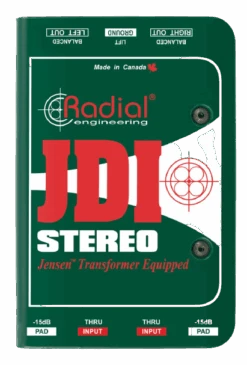 Radial Engineering JDI Stereo Premium Stereo Passive DI Box