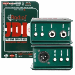 Radial Engineering JDI Premium Mono Passive DI Box -Audio Equipment Store jdi thumbnail feature 768x768 removebg preview