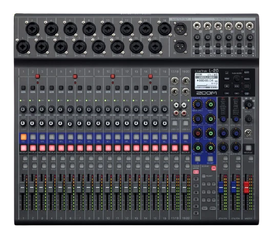 Zoom LiveTrak L-20 20-Channel Digital Mixer & Multitrack Recorder 3 Zoom LiveTrak L-20 20-Channel Digital Mixer & Multitrack Recorder