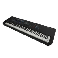 Yamaha MONTAGE M8X 88-Keys Synthesizer Keyboard Workstation 13 Yamaha MONTAGE M8X 88-Keys Synthesizer Keyboard Workstation -Audio Equipment Store m8x side angled right png
