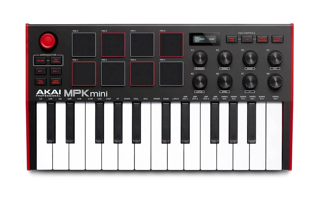 AKAI Professional MPK MINI MK3 25-Key Keyboard Controller 2 AKAI Professional MPK MINI MK3 25-Key Keyboard Controller