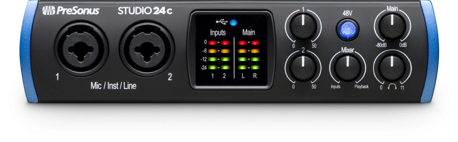 Presonus Studio 24c 2x2 USB Audio Interface 3 Presonus Studio 24c 2x2 USB Audio Interface