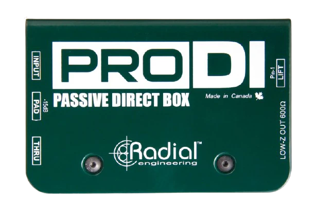 Radial Engineering ProDI Mono Passive DI Box 3 Radial Engineering ProDI Mono Passive DI Box