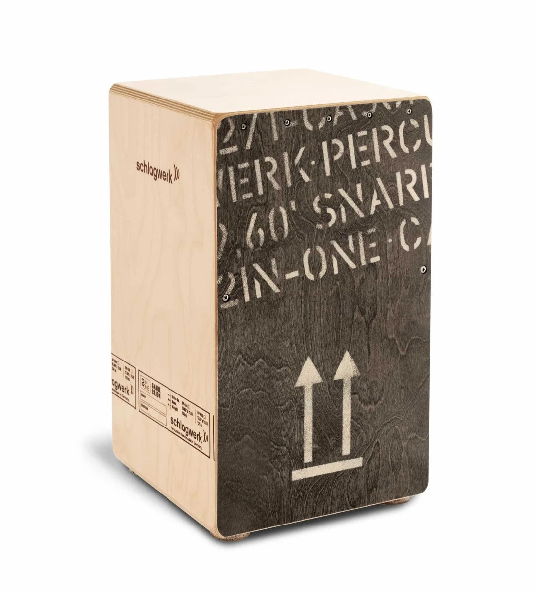 Schlagwerk CP404BLK 2inOne Black Cajon (Large) 3 Schlagwerk CP404BLK 2inOne Black Cajon (Large)