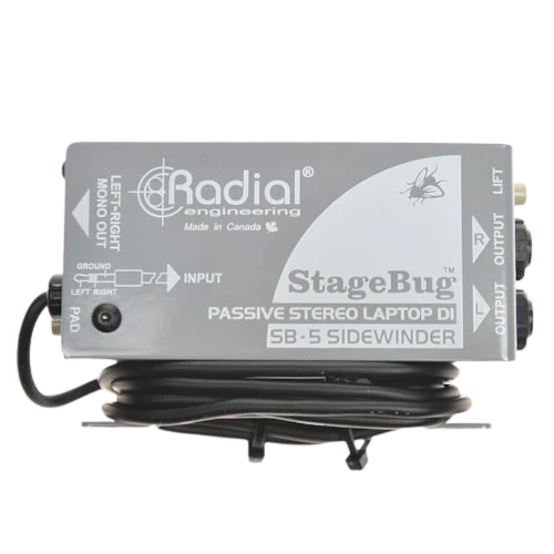 Radial Enginnering StageBug SB-5 Stereo Passive DI Box For Laptops 3 Radial Enginnering StageBug SB-5 Stereo Passive DI Box For Laptops
