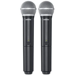 Shure BLX288/SM58 Dual Wireless Handheld Microphone System -Audio Equipment Store shu blx288s58m17 2
