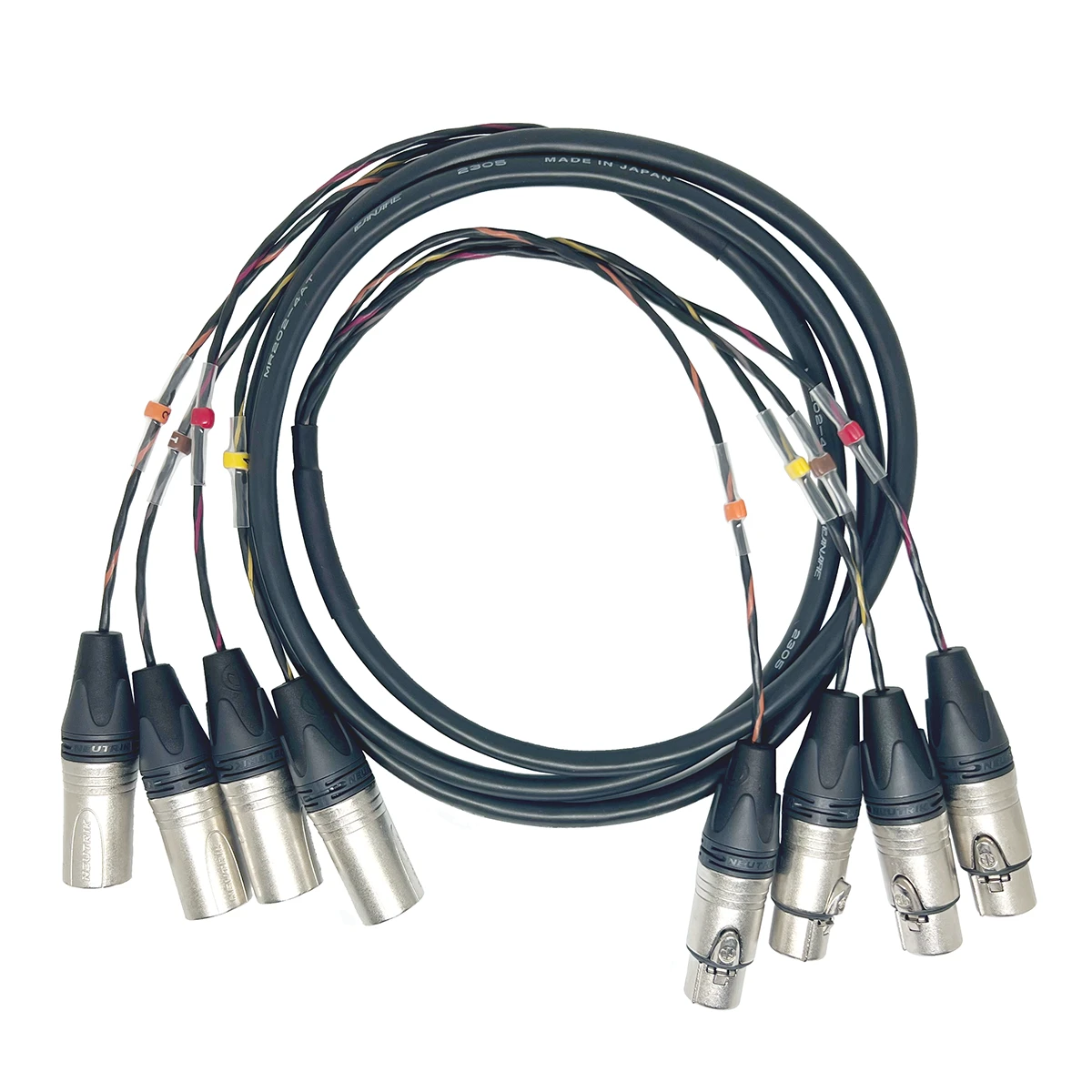 Canare WP43 Custom 3m 4-Channel Audio Snake Cable 3 Canare WP43 Custom 3m 4-Channel Audio Snake Cable