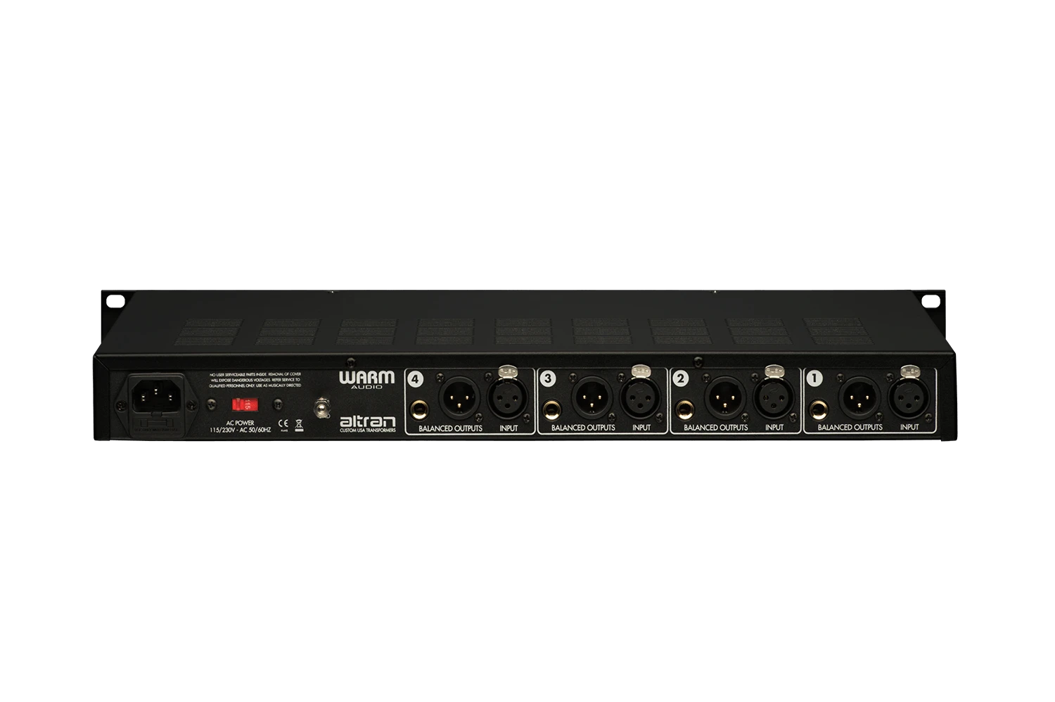 Warm Audio WA412 Four-Channel American Microphone Preamplifier 4 Warm Audio WA412 Four-Channel American Microphone Preamplifier - Image 2