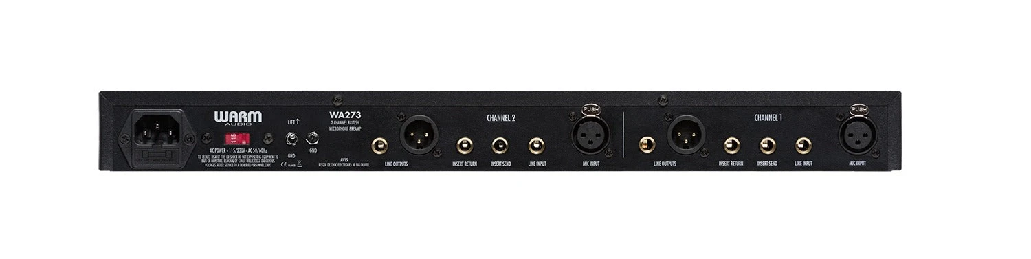 Warm Audio WA273 Dual-Channel British Microphone Preamplifier 4 Warm Audio WA273 Dual-Channel British Microphone Preamplifier - Image 2